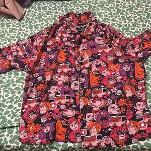 Colorful Cartoon Print Kids Shirt